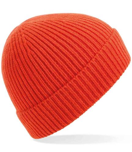 Beechfield Engineered Knit Ribbed Beanie - FIR - ONE